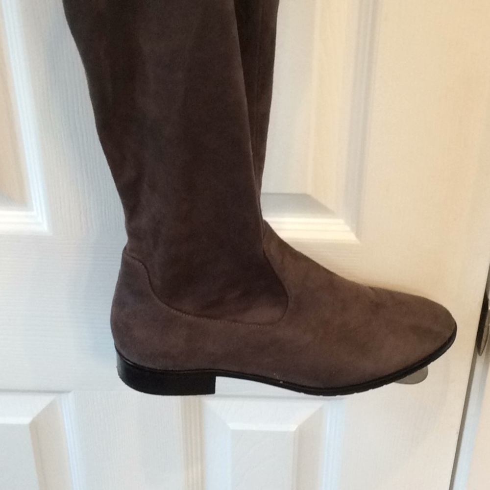 Ivanka Trump over the knee suede boots